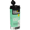 Tub O' Towels Granite & Marble Wipes (40-Count) TW40-GR 602438