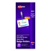 Avery® BADGE,HLDR LNDSCAP 50,CLR 02921