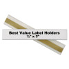 HOLDER,LBL HLDR,1/2X3,CLR