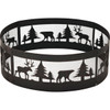 Outdoor Expressions 36 In. Antique Bronze Steel Fire Ring FR-010