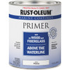 Rust-Oleum Flat Marine Primer, White, 1 Qt. 396969 778990