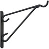 National Hardware 12 In. Black Vinyl-Coated Steel Plant Hanger Bracket N274-647