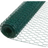 1 In. x 24 In. H. x 25 Ft. L. Green Vinyl-Coated Poultry Netting 741892