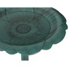 Best Garden Antique Verdigris Flower Pedestal Bird Bath B014-V 703318 Best Garden Antique Verdigris Flower Pedestal Bird Bath B014-V 703318
