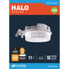 Halo Gray Dusk To Dawn LED Basic Outdoor Area Light Fixture, 4000 Lm. ALB4A40GY 523143