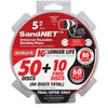 Diablo SandNet 5 In. 80 Grit Reusable Sanding Disc with Connection Pad (50-Pack)