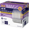 Do it 40W Equivalent Soft White B11Medium LED Decorative Light Bulb (6-Pack) 362087 528960