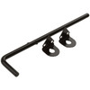 National Hardware 12 In. L. x 1/2 In. Dia. Black Steel Cane Bolt N165-902