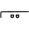 National Hardware 12 In. L. x 1-2 In. Dia. Black Steel Cane Bolt N165-902 218516