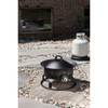 Bond Aurora 18 In. Bronze Round Steel Gas Fire Pit 67836 801439