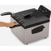 Presto ProFry 3 Qt. Silver Aluminum Dual Basket Deep Fryer 05466 661015