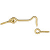 National Hardware Solid Brass 2-1/2 In. Hook & Eye Bolt N118-133