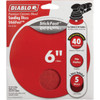 Diablo StickFast 6 In. 40 Grit Sanding Disc (5-Pack) DCD060040P05G