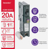 Square D Homeline 20A Single-Pole CAFCI Dual Function Circuit Breaker HOM120DFC 501844