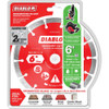 Diablo 6 In. Segmented Rim Dry-Wet Cut Diamond Blade DMADS0600 349193