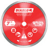 Diablo 7 In. Diamond Continuous Rim Dry/Wet Cut Diamond Blade DMADC0700