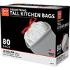 Do it Best 13 Gal. Tall Kitchen White Trash Bag (80-Count) 628018 628018