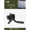National Hardware Black Steel Automatic Gate Latch