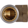 SharkBite 1-2 In. x 1-2 In. Push-to-Connect Brass Elbow (1-4 Bend) UR308A 464376