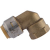 SharkBite 1-2 In. x 1-2 In. Push-to-Connect Brass Elbow (1-4 Bend) UR308A 464376