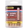General Tools 3-8 In. Fluted Hardwood Dowel Pin (35-Count) 840038 356926