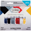 Testors Acrylic Paint Set (Blue, Black, Silver, Red, White, Yellow) 290291