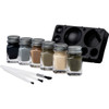 Testors Acrylic Paint Set (Black, Gray, Dark Tan, Olive, Green, Tan) 281228 793504