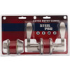 Steel Pro Brushed Nickel Single Cylinder Deadbolt and Lever Combo