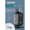 Moen Prep Series 1-2 HP 115V Garbage Disposal EX50C 404831