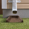 GroundSmart Brown Rubber Splash Block GSSBBN6 705194