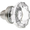 Defender Security 2 In. Satin Nickel Fluted Glass Door Knob E 28315 248733