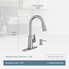 Edwyn 1h Srs Kitchen Faucet 87028SRS 404865