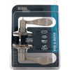 Steel Pro Brushed Nickel Privacy Door Lever LC2X201B 201029
