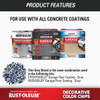 Rust-Oleum Color Chip Concrete Coating, 1 Lb., Gray 301359 771972