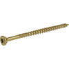 Hillman Power Pro #9 x 3 In. Bronze Ceramic Flat Head Star Exterior Wood Screw (2000 Ct., 1/4 Keg)
