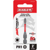 Diablo #1 Phillips 2 In. Power Impact Screwdriver Bit DPH12P1
