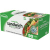 Presto Recloseable Sandwich Bag with Color Grip Opening (90-Count) C004310S