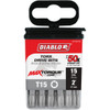 Diablo T15 TORX 2 In. Power Impact Screwdriver Bit (15-Pack) DT152P15