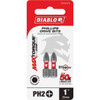 Diablo #2 Phillips 1 In. Insert Impact Screwdriver Bit (2-Pack) DPH21P2