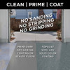 Rust-Oleum Garage & Concrete Recoat Floor Primer, Semi-Transparent Gray, Gal 338806 772001
