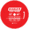 Diablo Steel Demon 12 In. 60-Tooth Cermet II Metal Circular Saw Blade D1260CF
