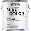 Rust-Oleum Sure Color Eggshell White Interior Wall Paint and Primer, Gallon 380217 780441