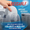 DampRid Reusable Moisture Absorber with Drop-In Tablet, Fresh Scent, 15.8 Oz. FG96FSSB 624575