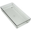 iDesign Linus 6 In. W. x 12 In. L. x 2 In. D. Clear Drawer Organizer Tray 70025