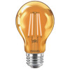 Philips Orange A19 Medium 4W Indoor-Outdoor LED Decorative Party Light Bulb 568840 535377