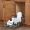 Real solutions 11" Wire Pullout Basket RS-MUB-11-FN 224255