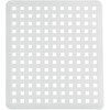 iDesign Euro 11 In. x 12.5 In. White Plastic Sink Mat 36601