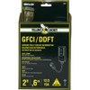 Yellow Jacket 2 Ft. 15A 125V Right Angle GFCI Plug Adapter Cord 2877 544518