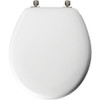 Mayfair Wht Wood Rnd Toilet Seat 44BN 000 418699