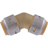 SharkBite 3-4 In. x 3-4 In. 45 Deg. Push-to-Connect Brass Elbow (1-8 Bend) UR656A 490558